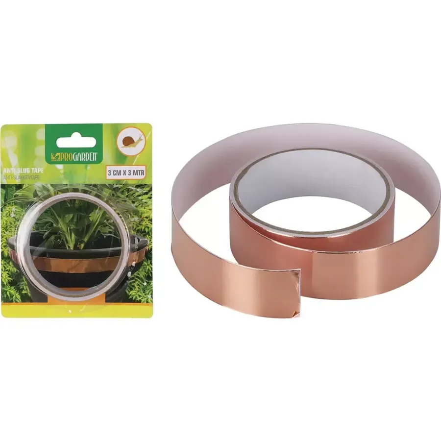 Anti slakken tape 3 meter | zelfklevende kopertape voor potten en bloembakken
