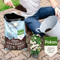 Waterproof potgrond 30 L | turfvrije potgrond met 100 dagen voeding voor potplanten