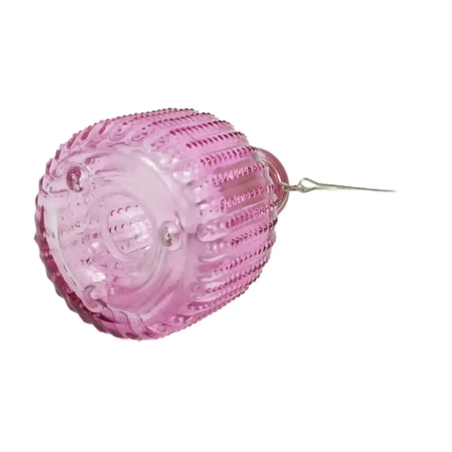 Glazen wespenval Ø13 cm | herbruikbare wespenvanger met kurk en ophanglus