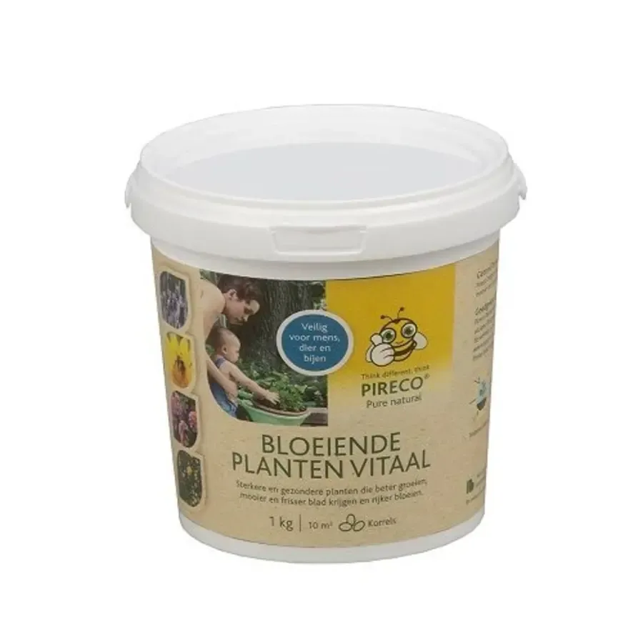 Bloeiende Planten Vitaal 1 kg | natuurlijke korrels voor sterke en rijkbloeiende planten