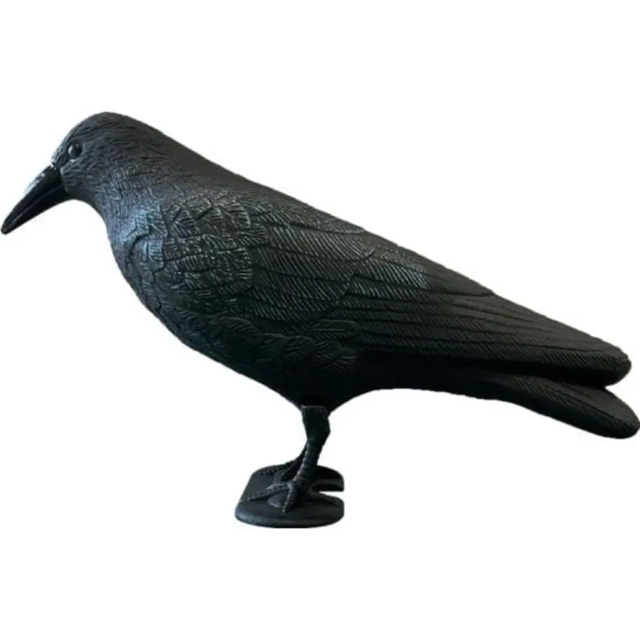 Kunststof kraai vogelverjager 38 x 12,5 x 23 cm | staand of hangend