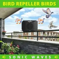 Duivenverjager voor balkon en vensterbank WK0021 | hoorbaar geluid | bereik 20–40 m²