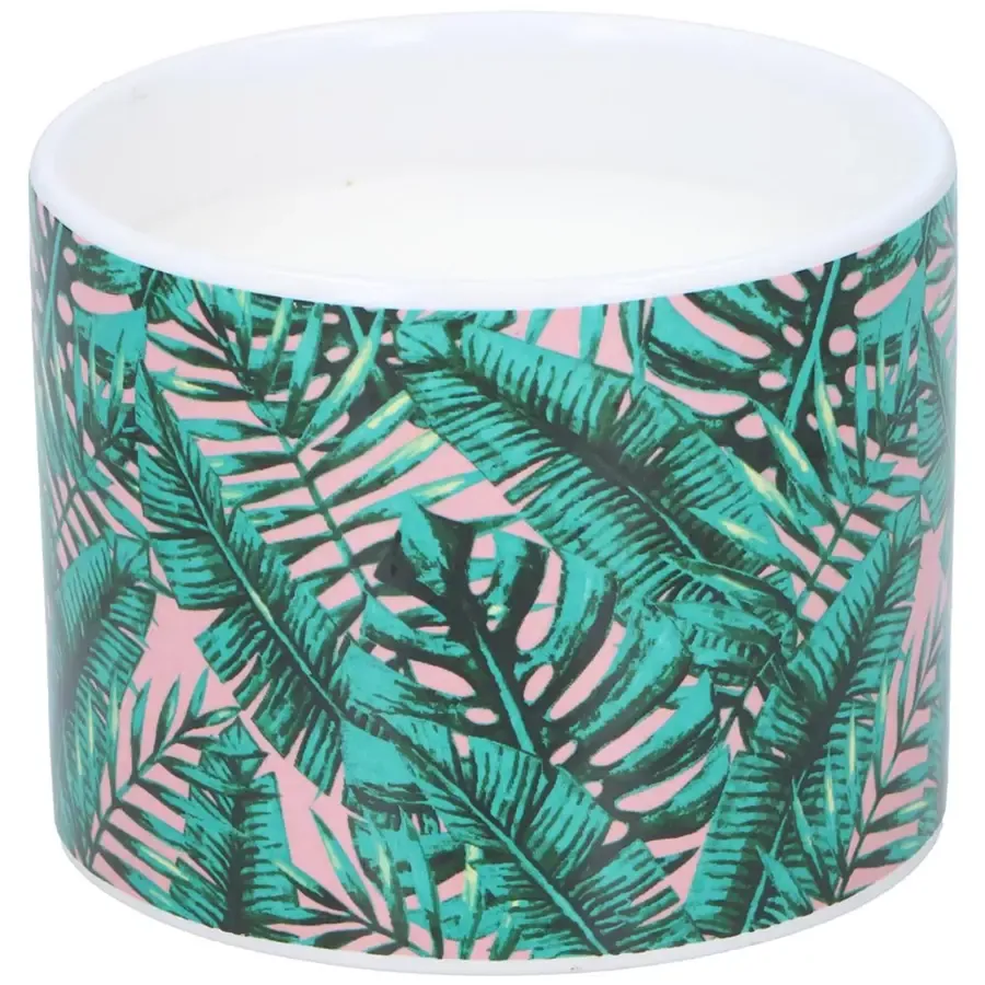 Citronellakaars in pot Ø10x8 cm | muggen weren | assorti kleuren