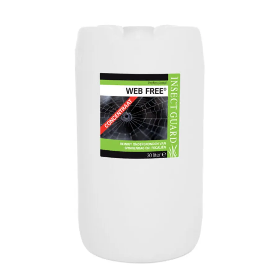Spinnenweb reiniger concentraat 30 liter | voor spinnenrag, fecaliën en buitenoppervlakken