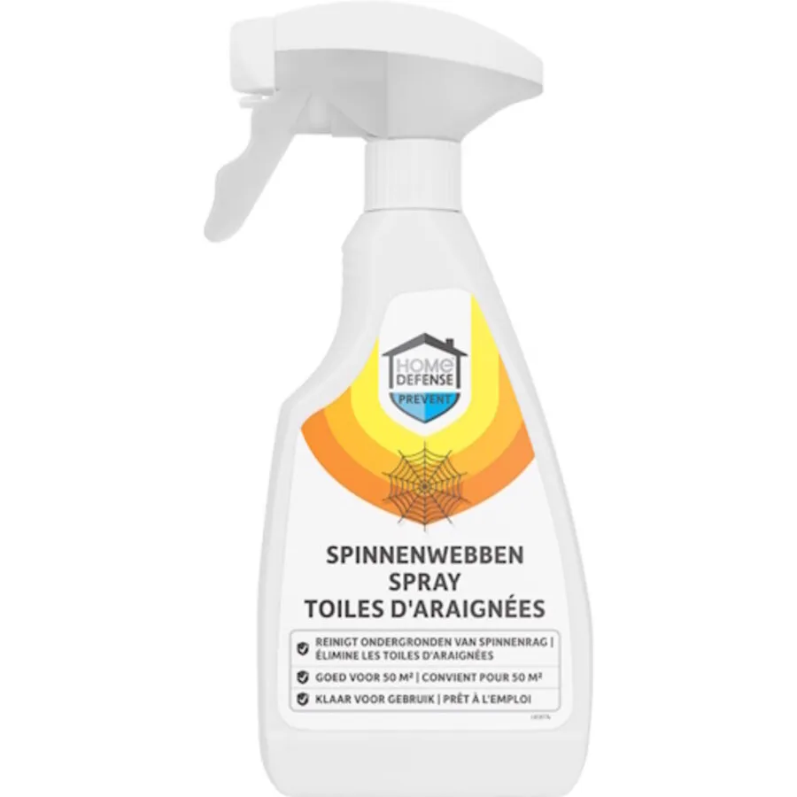 Spinnenwebben spray 500 ml | reinigt spinrag | voorkomt nieuwe webben | tot 50 m²