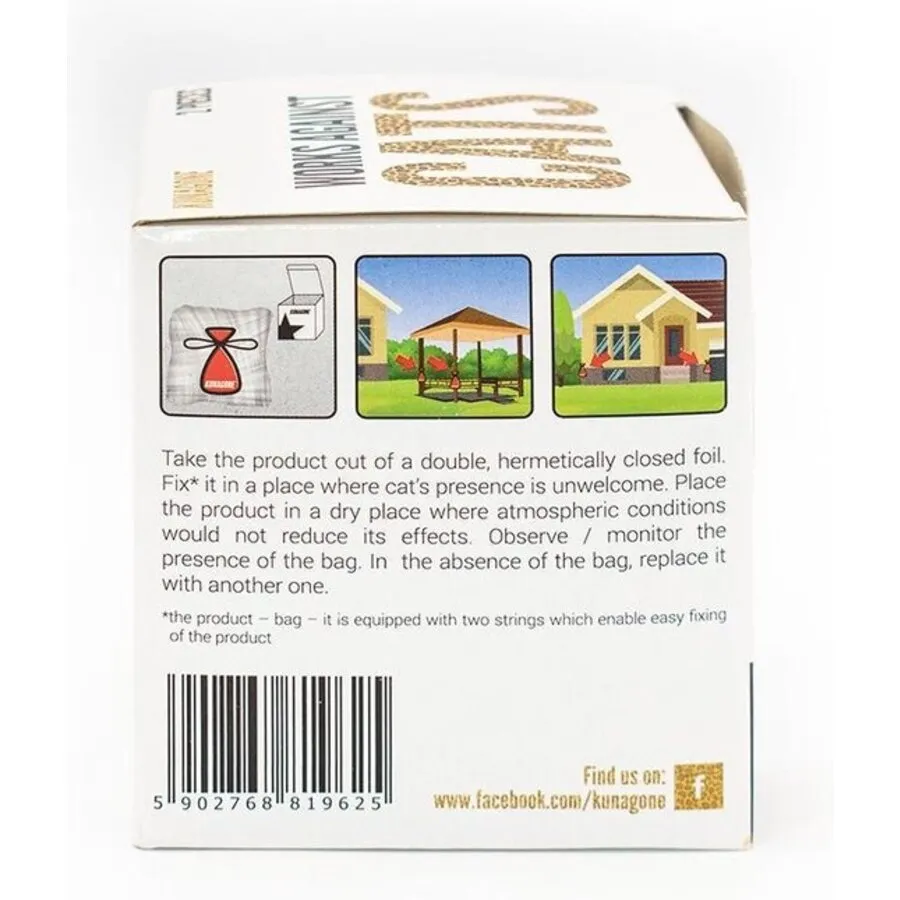 Katten verjager geurzakjes voor tuin en erf | 2 stuks | werking tot 3 maanden