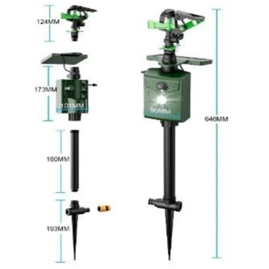 Solar-Powered Water Sproeier