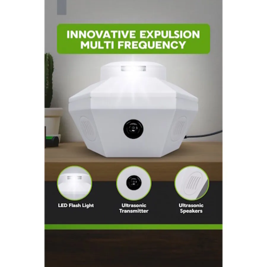 Ultrasone verjager XL voor muizen, ratten en marters | 25-65 kHz | 100 m²
