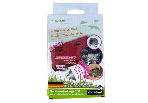 Isotronic Mobiele ultrasone verjager voor marters, muizen en ratten