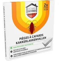 Kakkerlakkenvallen 2 stuks | pesticidevrij | discrete lijmval voor keuken en badkamer