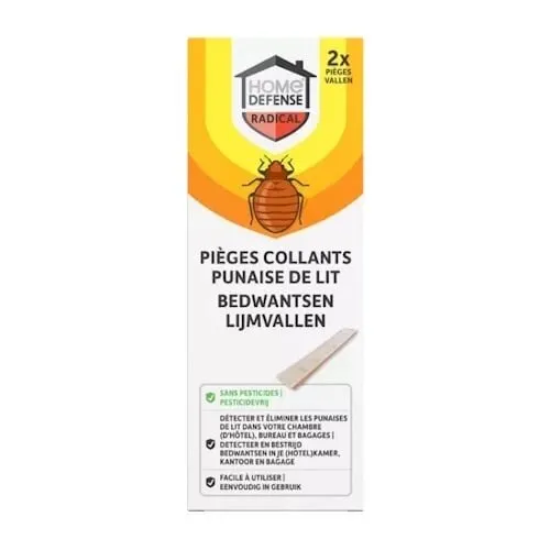 Home Defense Bedwantsen lijmvallen 2 stuks