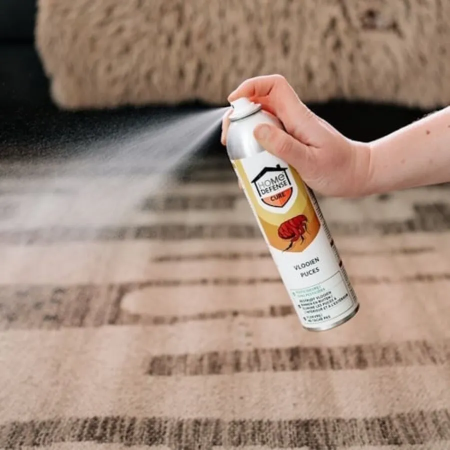 Vlooienspray pesticidevrij 300 ml | vlekvrij | voor tapijt, manden en kieren