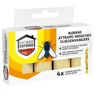 Vliegenvangers kleeflinten 4 stuks | pesticidevrij | inclusief punaises | tot 6 weken werking