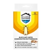 Kledingmotten ringen van cederhout | 4 stuks | bescherming tot 6 weken