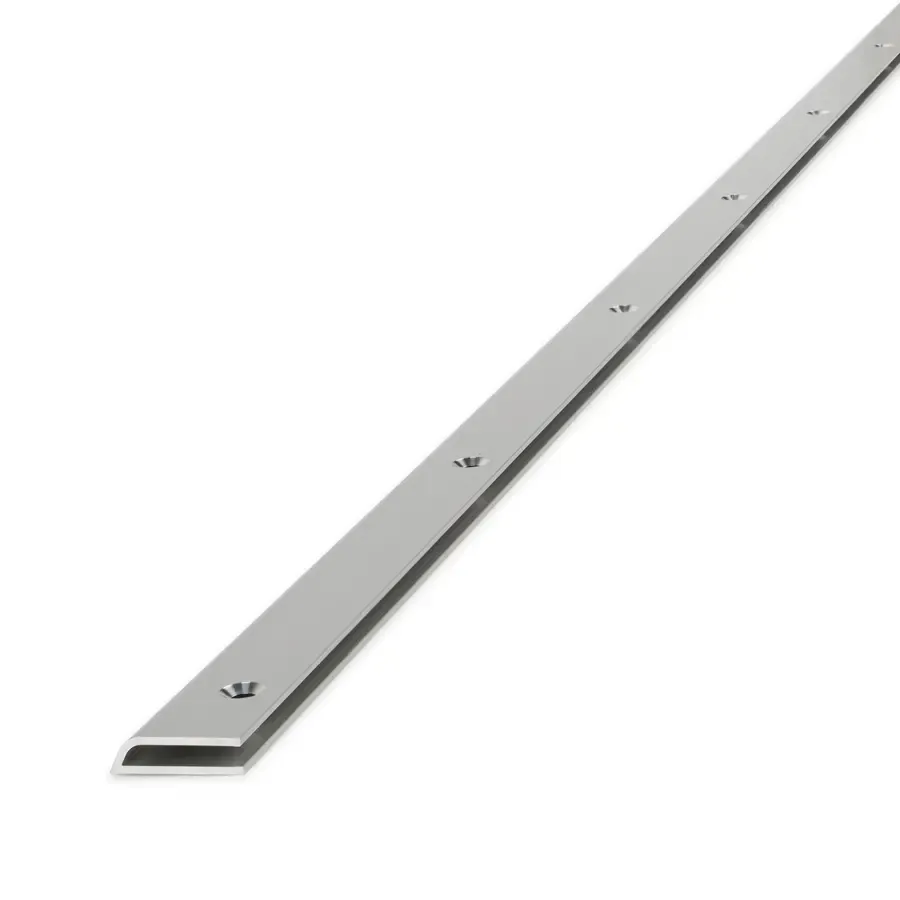 Aluminium profiel Aluminium deurstrip profiel voor deurafdichting | 1 metervoor Raxit Seal - duurzaam anodized profiel van 1 meter