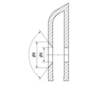 Aluminium profiel Aluminium deurstrip profiel voor deurafdichting | 1 metervoor Raxit Seal - duurzaam anodized profiel van 1 meter