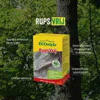 RupsVrij tegen rupsen in sier-, moes- en fruittuin | 7,5 of 25 gram
