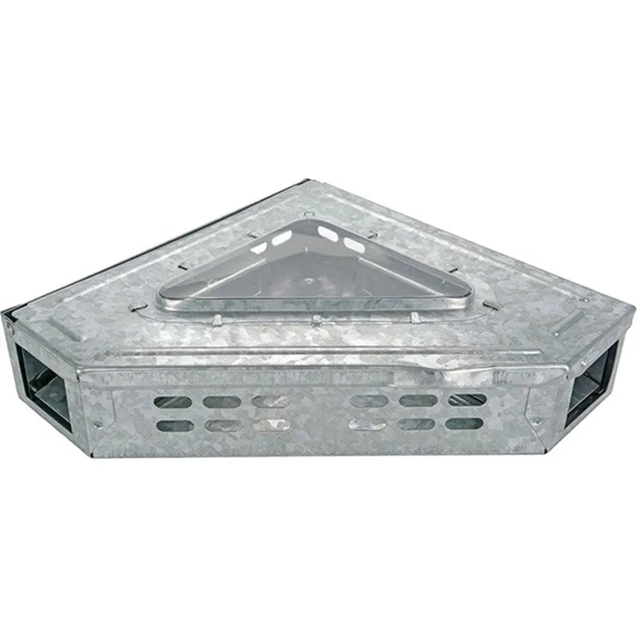 Muizenvanger driehoek 18,5 x 18,5 x 4,5 cm | levend meerdere muizen vangen