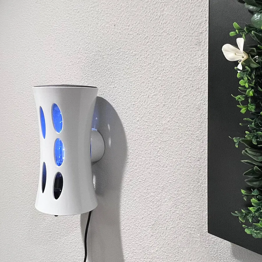 Armadilha 15 LED insectenval | UV-A LED vliegenlamp met lijmplaat | 1x6W | 15m² dekking