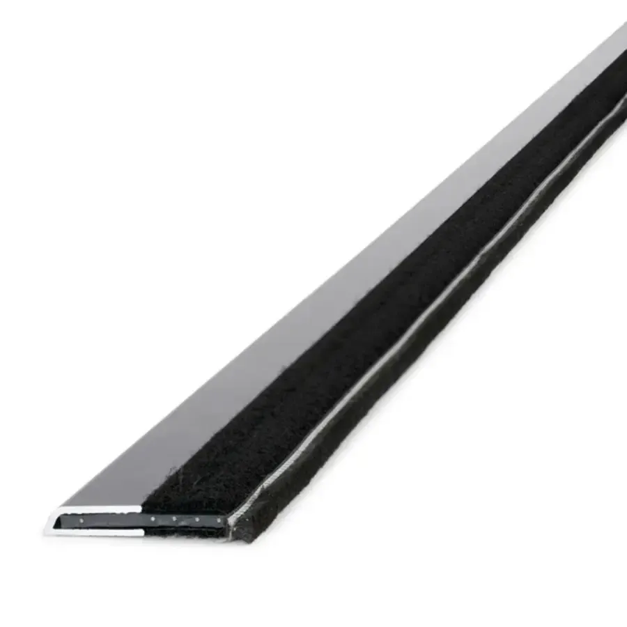 Deurafdichting automatische schuifdeuren 2 x 1 meter | 30 mm met 6 mm borstel