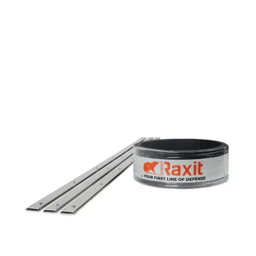 Knaagdierweringkit brede garagedeuren 3 meter | Seal + 3 aluminium profielen | 20 mm, 30 mm of 40 mm