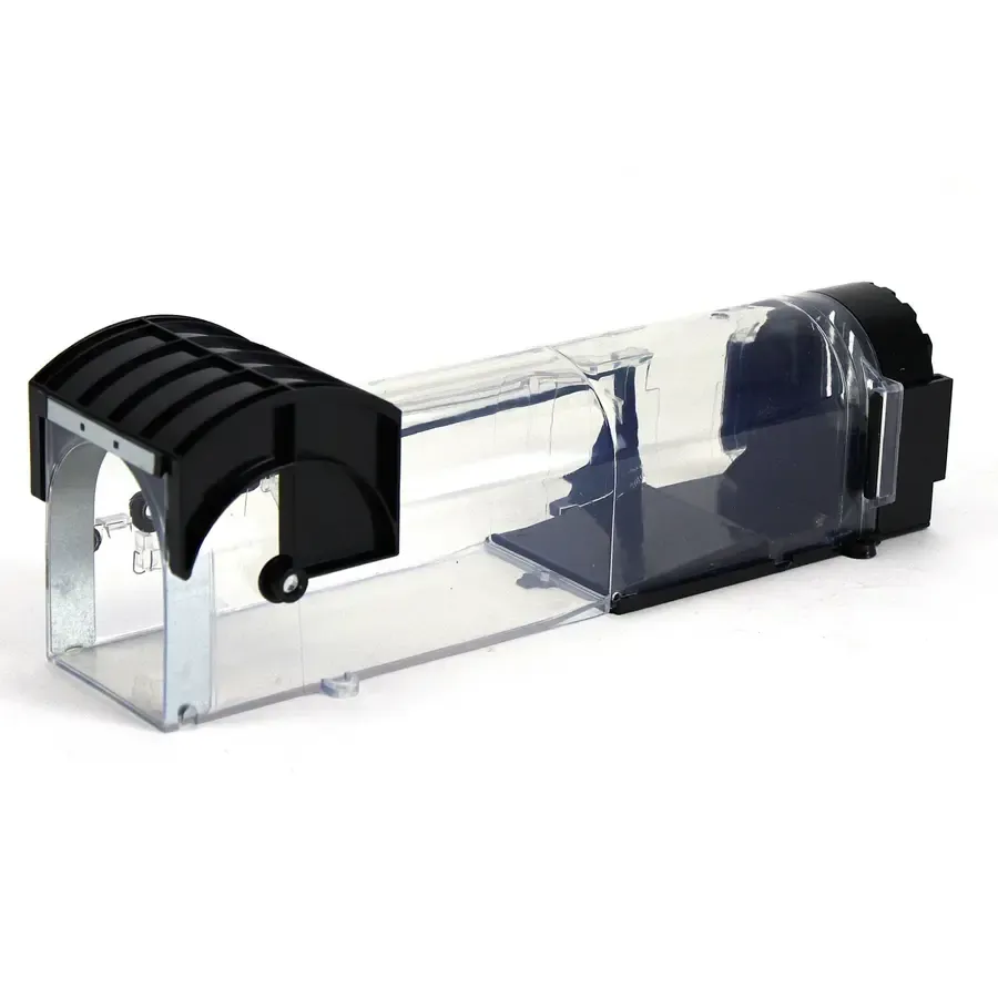Inloopval voor muizen en ratten transparant 31 x 8 x 7,5 cm | levend vangen