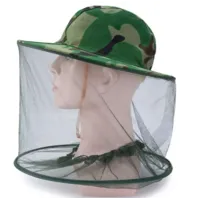 Anti wespen en muggen hoed met rondom muskietennet | one size