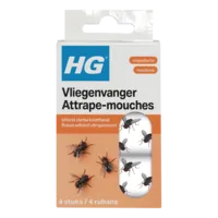 Vliegenvanger met extra sterke kleefband | Geurloos | 4 stuks