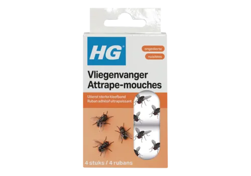 HGx Vliegenvanger | Geurloos | 4 stuks