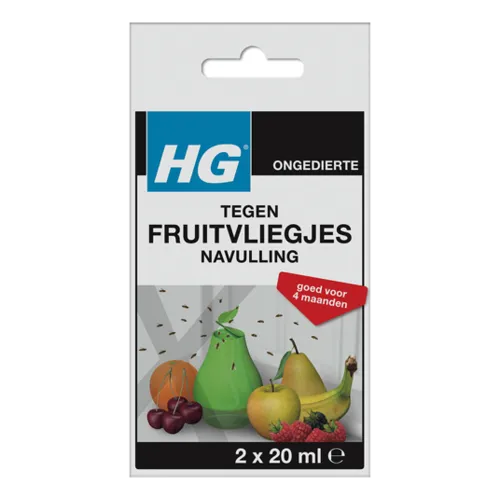 HGx Navulling fruitvliegjesval 2x20 ml