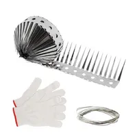 Anti-klim spike strip large RVS 304 rol 5 meter | 35–95 mm | tegen ratten en klimmende dieren