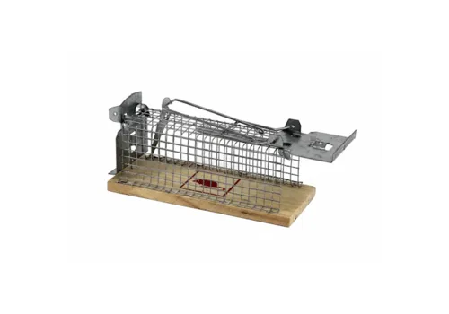 AllesTegenOngedierte.nl Muizen vangkooi met houten bodem