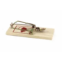 Houten rattenval met metalen trigger | krachtige slagval voor ratten