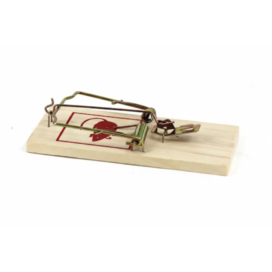 Houten rattenval met metalen trigger | krachtige slagval voor ratten