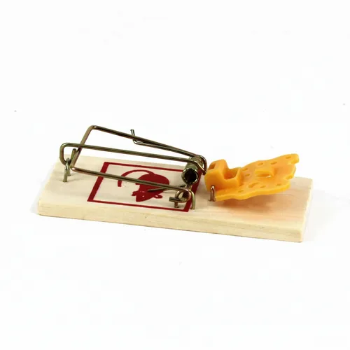 AllesTegenOngedierte.nl Houten muizenval met plastic trigger