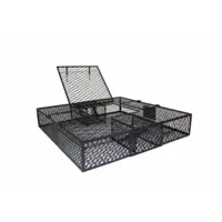 Vangkooi voor meerdere ratten 55 x 55 x 10,5 cm | lage multi-catch vangkooi levend