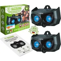 Solar wildverjager set van 2 | blauw LED-afweerlicht voor buiten
