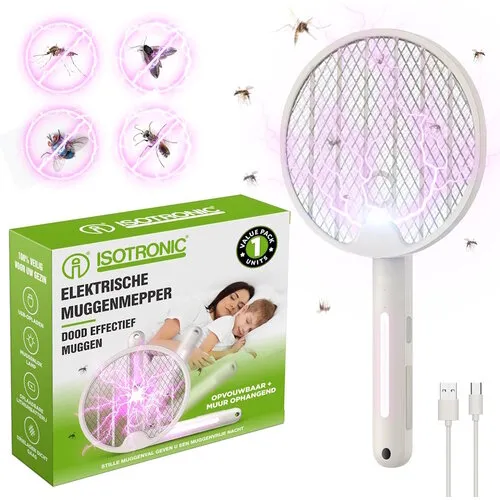 Isotronic Opvouwbare elektrische insectendoder met UV-val