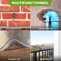 Kopergaas 6 m x 12,6 cm tegen slakken, muizen en kieren