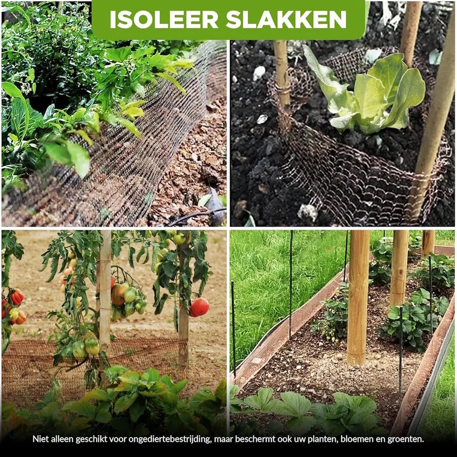 Kopergaas 6 m x 12,6 cm tegen slakken, muizen en kieren