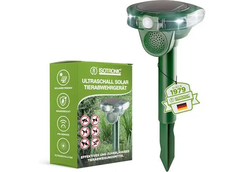 Isotronic Solar dierenverjager met PIR bewegingsmelder