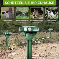 Solar dierenverjager met PIR bewegingsmelder | 110° | 10 meter