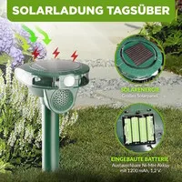 Solar dierenverjager met PIR bewegingsmelder | 110° | 10 meter