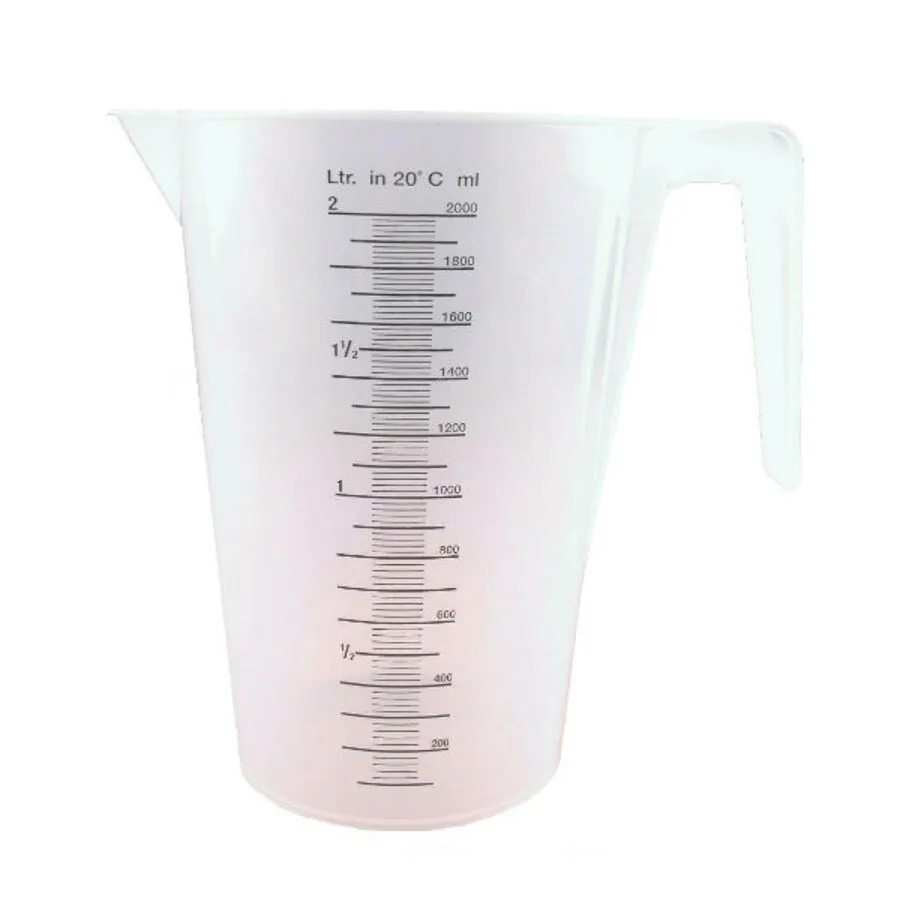 Kunststof maatbeker met schenktuit