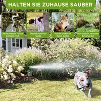 Solar watersproeier met PIR bewegingssensor en LED-flits | waterstraal 6–8 m