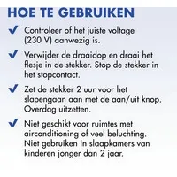 Anti-mug stekker voordeelverpakking | 1 stekker + 2 navullingen 30 ml | tot 72 nachten