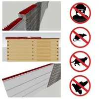 Puntstrips 50 cm set 10 stuks | anti-klim wering voor katten en vogels | 5 meter