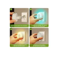 Muizen- en knaagdierverjager voor stopcontact | variabele frequenties | nachtlampje in 2 kleuren | tot 50 m²