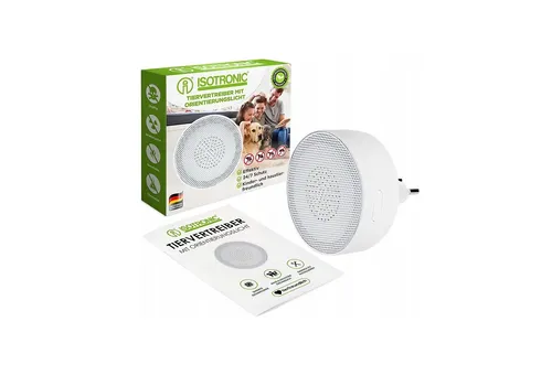 Isotronic Muizen- en knaagdierverjager met nachtlampje voor stopcontact