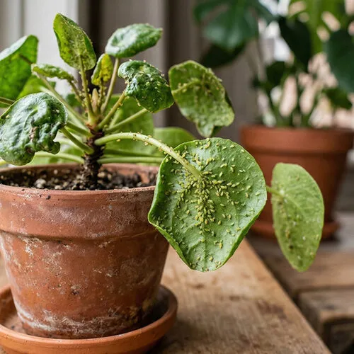 Bladluis op kamerplanten bestrijden